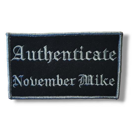 Authenticate November Mike Patch